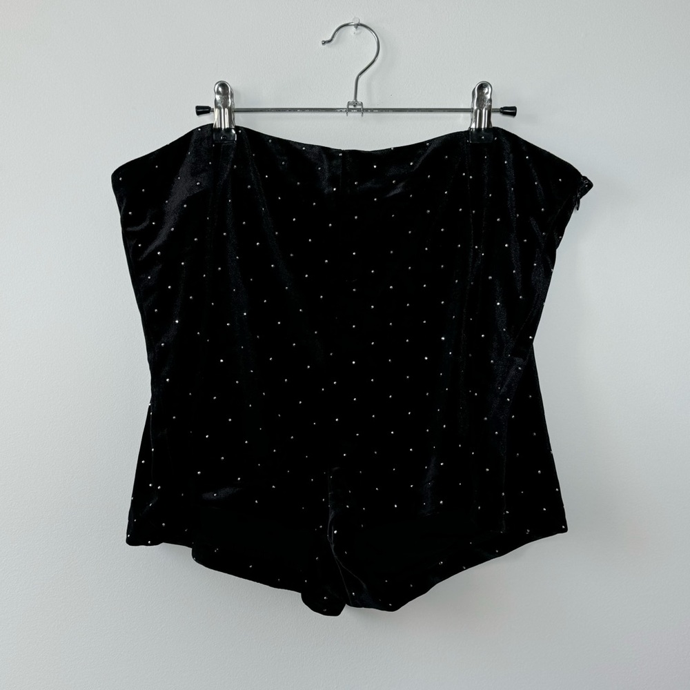 Never Fully Dressed Black Velvet Jacket with Pink Lining - Picture 10 of 13